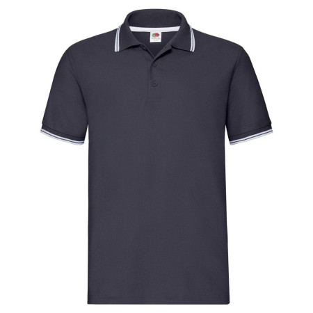 Теніска 'Premium Tipped Polo' (Fruit of the Loom) (Темно-синій)