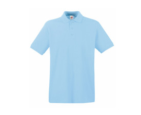 Теніска 'Premium Polo' (Fruit of the Loom) (Небесно-блакитний)