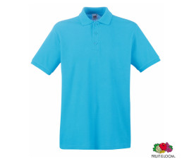Теніска 'Premium Polo' (Fruit of the Loom) (Блакитний)