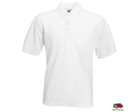 Теніска-поло '65/35' (Fruit of the Loom) (Білий)