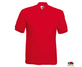 Теніска-поло '65/35' (Fruit of the Loom) (Червоний)
