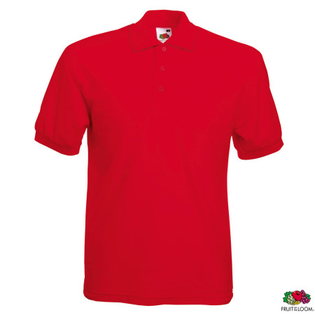 Теніска-поло '65/35' (Fruit of the Loom) (Червоний)