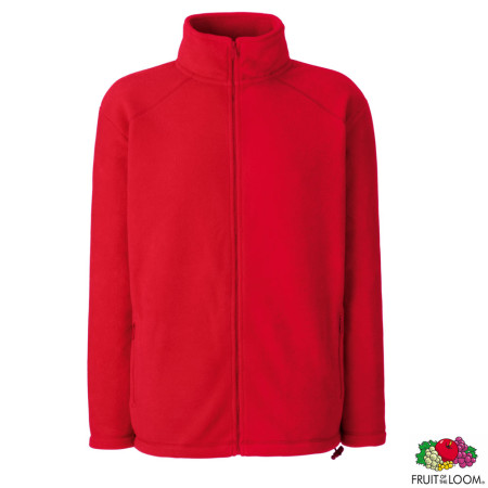 Толстовка 'Full Zip Fleece' (Fruit of the Loom) (Червоний)
