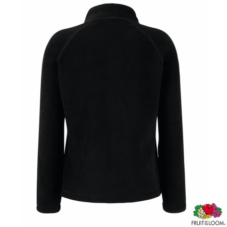 Толстовка 'Lady-Fit Full Zip Fleece' (Fruit of the Loom) (Чорний) Толстовка 'Lady-Fit Full Zip Fleece' (Fruit of the Loom) (Чорний)