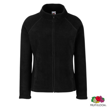 Толстовка 'Lady-Fit Full Zip Fleece' (Fruit of the Loom) (Чорний) Толстовка 'Lady-Fit Full Zip Fleece' (Fruit of the Loom) (Чорний)