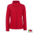 Толстовка 'Lady-Fit Full Zip Fleece' L (Fruit of the Loom) (Червоний)