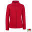 Толстовка 'Lady-Fit Full Zip Fleece' (Fruit of the Loom) (Червоний)