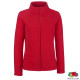 Толстовка 'Lady-Fit Full Zip Fleece' (Fruit of the Loom) (Червоний)