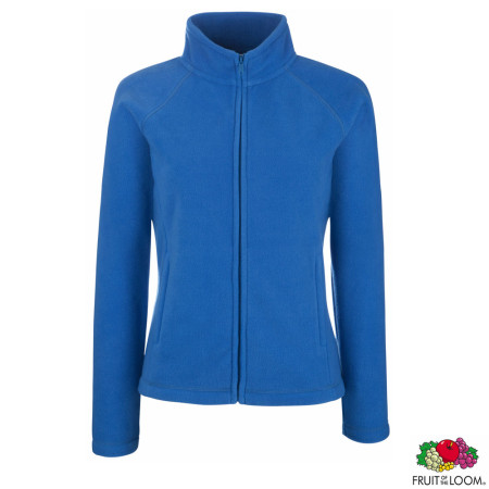 Толстовка 'Lady-Fit Full Zip Fleece' L (Fruit of the Loom) (Королівський синій)