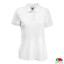 Теніска-поло 'Lady-Fit Polo 65/35' XS (Fruit of the Loom) (Білий)