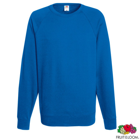 Реглан-толстовка 'Lightweight' L (Fruit of the Loom) (Королівський синій)