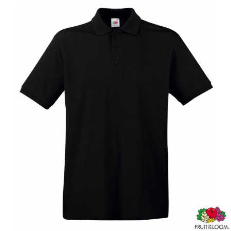 Теніска 'Premium Polo' (Fruit of the Loom) (Чорний)