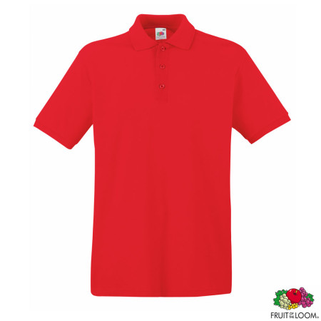 Теніска 'Premium Polo' (Fruit of the Loom) (Червоний)