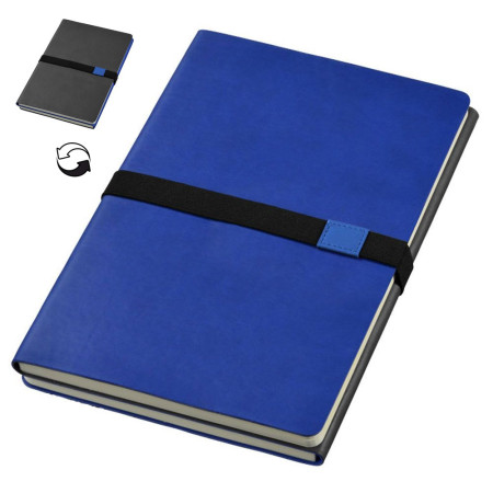 Записна книжка 2-в-1 'Doppio' А5 гнучка (JournalBooks) (Синій)