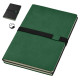 Записна книжка 2-в-1 'Doppio' А5 гнучка (JournalBooks) (Зелений)