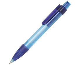 Ручка пластикова 'Booster Transparent' (Ritter Pen) (Блакитний)
