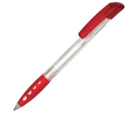 Ручка пластикова 'Bubble Transparent' (Ritter Pen) (Червоний)