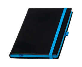 Записна книжка 'Туксон' А5 кольоровий зріз Mem'O! ТМ (Блакитний)