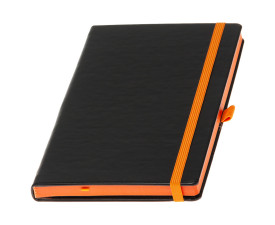 Записна книжка 'Туксон' А5 кольоровий зріз Mem'O! ТМ (Помаранчевий)
