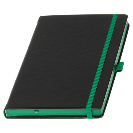 Записна книжка 'Туксон' А5 кольоровий зріз Mem'O! ТМ (Зелений)