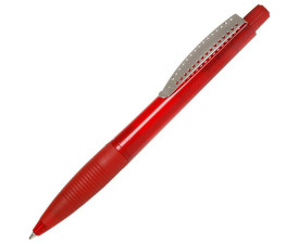 Ручка пластикова 'Club Transparent' (Ritter Pen) (Червоний)