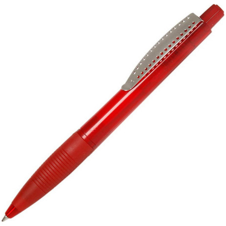 Ручка пластикова 'Club Transparent' (Ritter Pen) (Червоний)