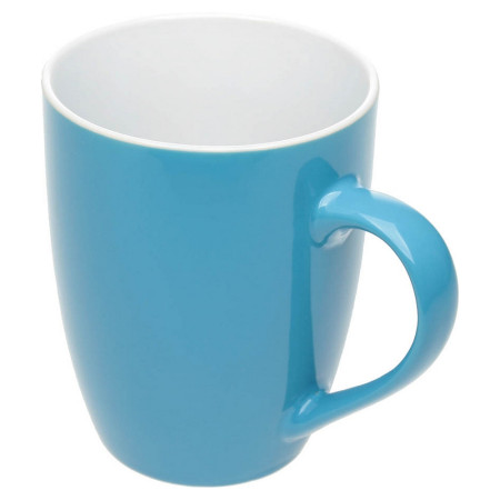 Чашка керамічна 'Квін' 350 мл повністю глянцева (Блакитний)