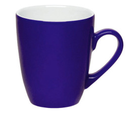 Чашка керамічна 'Квін' 350 мл повністю глянцева (Синій) Чашка керамічна 'Квін' 350 мл повністю глянцева (Синій)