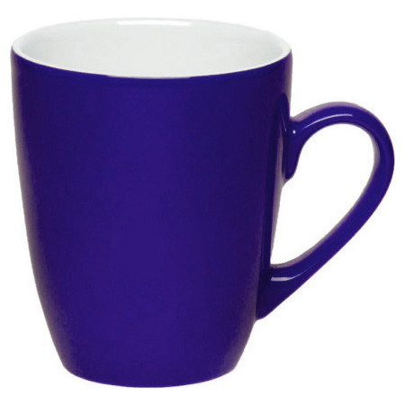 Чашка керамічна 'Квін' 350 мл повністю глянцева (Синій)