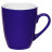 Чашка керамічна 'Квін' 350 мл повністю глянцева (Синій)