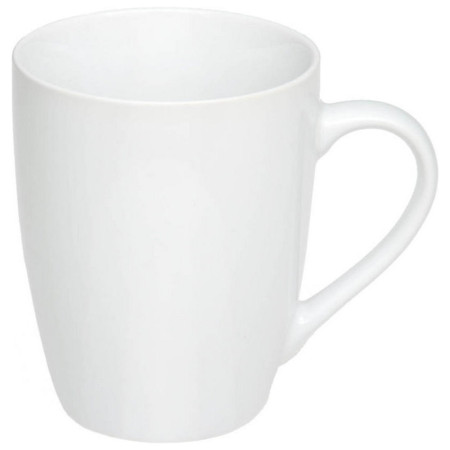 Чашка керамічна 'Квін' 350 мл повністю глянцева (Білий)