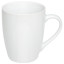 Чашка керамічна 'Квін' 350 мл повністю глянцева (Білий)