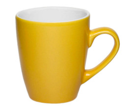 Чашка керамічна 'Квін' 350 мл повністю глянцева (Жовтий) Чашка керамічна 'Квін' 350 мл повністю глянцева (Жовтий)