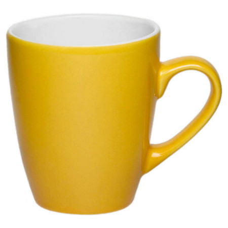 Чашка керамічна 'Квін' 350 мл повністю глянцева (Жовтий) Чашка керамічна 'Квін' 350 мл повністю глянцева (Жовтий)