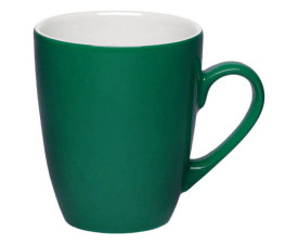 Чашка керамічна 'Квін' 350 мл повністю глянцева (Зелений) Чашка керамічна 'Квін' 350 мл повністю глянцева (Зелений)