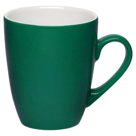 Чашка керамічна 'Квін' 350 мл повністю глянцева (Зелений)
