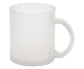 Чашка скляна 'Фрозен' 300 мл матова зовні глянцева всередині (Прозорий) Чашка скляна 'Фрозен' 300 мл матова зовні глянцева всередині (Прозорий)