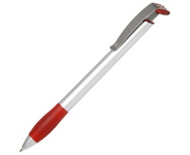 Ручка пластикова 'Jet Set Silver' (Ritter Pen) (Червоний)