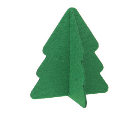 Новорічна іграшка 'Ялинка' 130 мм фетрова (Зелений)