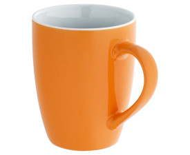 Чашка керамічна 'Cinander' 370 мл повністю глянцева (Помаранчевий) Чашка керамічна 'Cinander' 370 мл повністю глянцева (Помаранчевий)