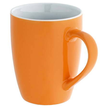 Чашка керамічна 'Cinander' 370 мл повністю глянцева (Помаранчевий)