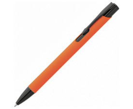 Ручка алюмінієва 'Poppins' з Soft Touch (Помаранчевий)