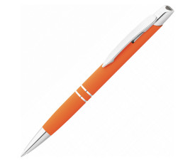 Ручка алюмінієва 'Marieta Soft' з Soft Touch (Помаранчевий)