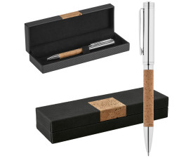 ЕКО ручка коркова 'Cork' в футлярі поворотна (Коричневий) ЕКО ручка коркова 'Cork' в футлярі поворотна (Коричневий)