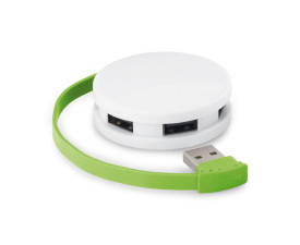 USB-хаб 'Gardner' 4 порти USB 2.0 (Світло-зелений)