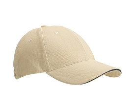 Кепка 6 панелей 'Сендвіч' (Бежевий) Кепка 6 панелей 'Сендвіч' (Бежевий)