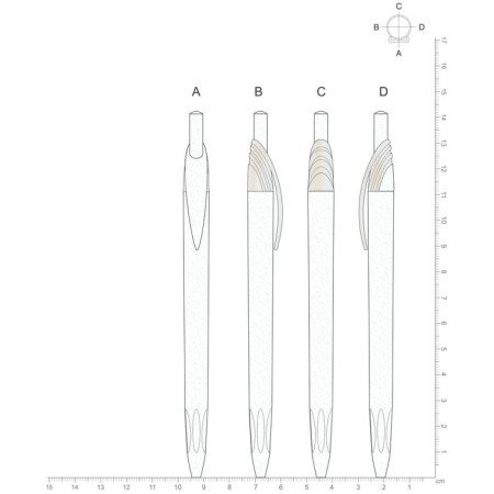 ЕКО ручка 'Re-Pen Push' (Lecce Pen) (Помаранчевий) ЕКО ручка 'Re-Pen Push' (Lecce Pen) (Помаранчевий)