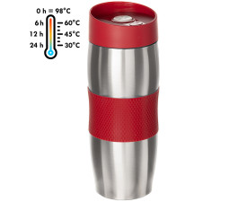 Термочашка 'Glacio' ТМ "Sun Line" 380 мл (Червоний)