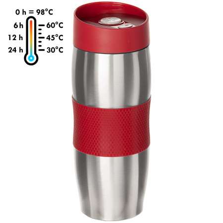 Термочашка 'Glacio' ТМ "Sun Line" 380 мл (Червоний)