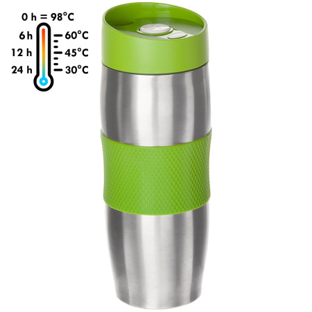 Термочашка 'Glacio' ТМ "Sun Line" 380 мл (Світло-зелений)